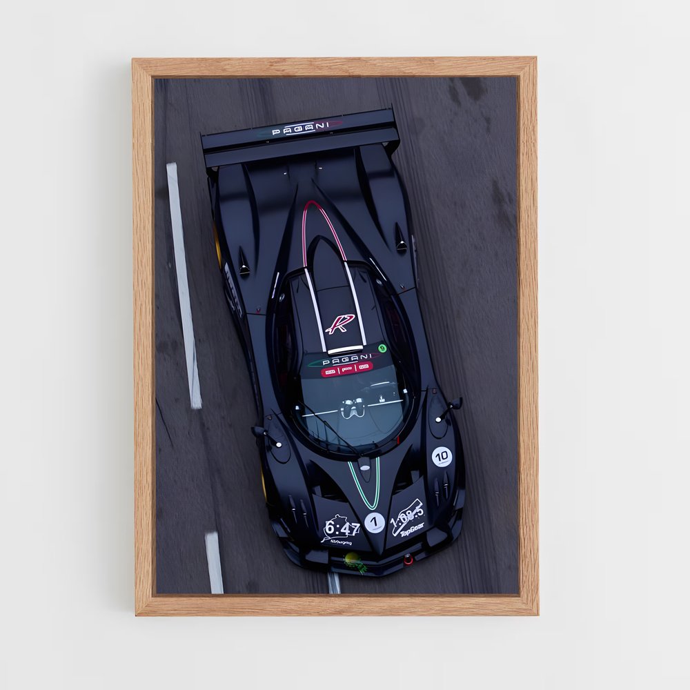 Poster Vitesse Aérienne – affiche Pagani (vue 4)